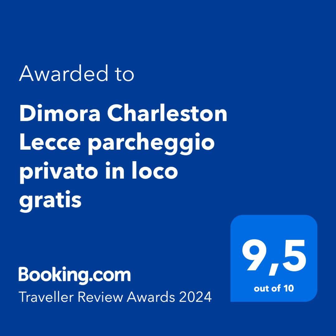 Bed and Breakfast Dimora Charleston Lecce Parcheggio Privato In Loco Gratis Екстер'єр фото